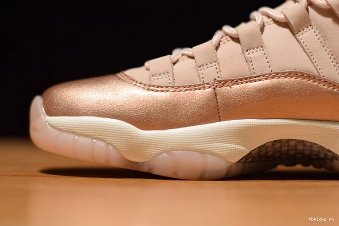 Rep TB Rose Air Jordan GS 11 Gold AH7860-105 Low 0716